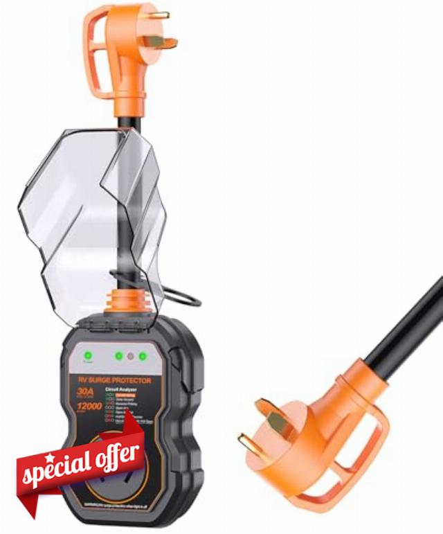 GEARGO RV Surge Protectors 30 Amp