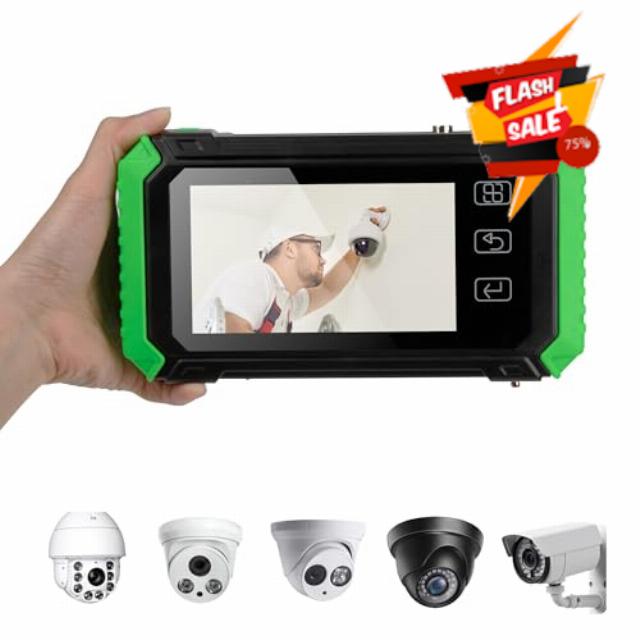 5.5-Inch CCTV Tester – Supports 6K IP Camera Testing – AHD
