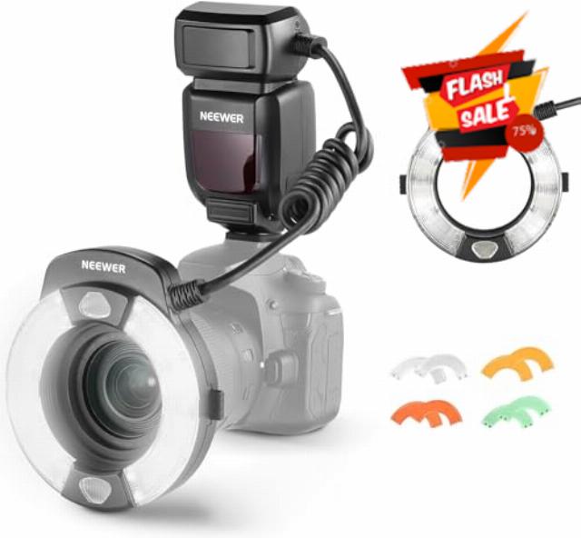 NEEWER RF1-C Marco Ring Flash for Canon