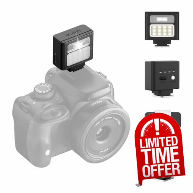 ULANZI SL02 Mini Flash Speedlite with Video Light