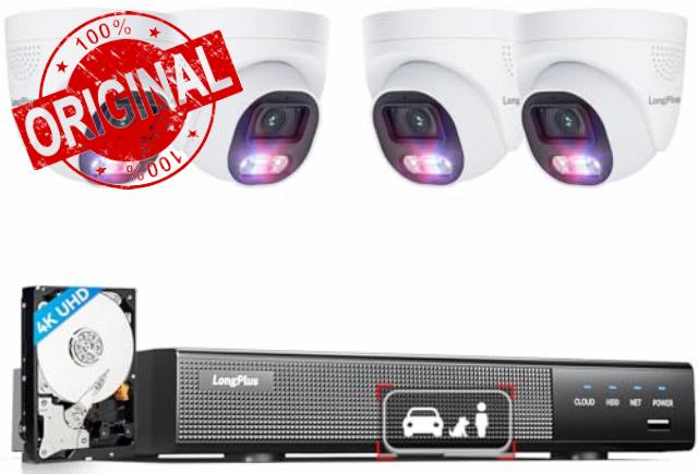 LongPlus 4K Home Security Camera System