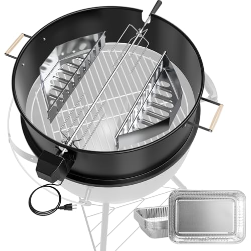 Rotisserie Grill Kit for Weber & Other Similar Size Grills