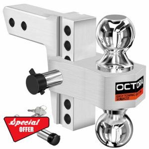 Adjustable Trailer Hitch Fits 2-inch Receiver