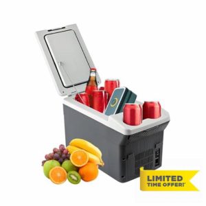 12L/Quart Electric Cooler & Warmer - Portable Car Refrigerator 12 Volt DC Car Fridge with Dual-Temp Control (41°F~149°F) Car Fridge 12V Refrigerator for Camping