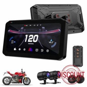 T7 Ultra Motorcycle CarPlay Android Auto GPS Navigation Smart Riding System
