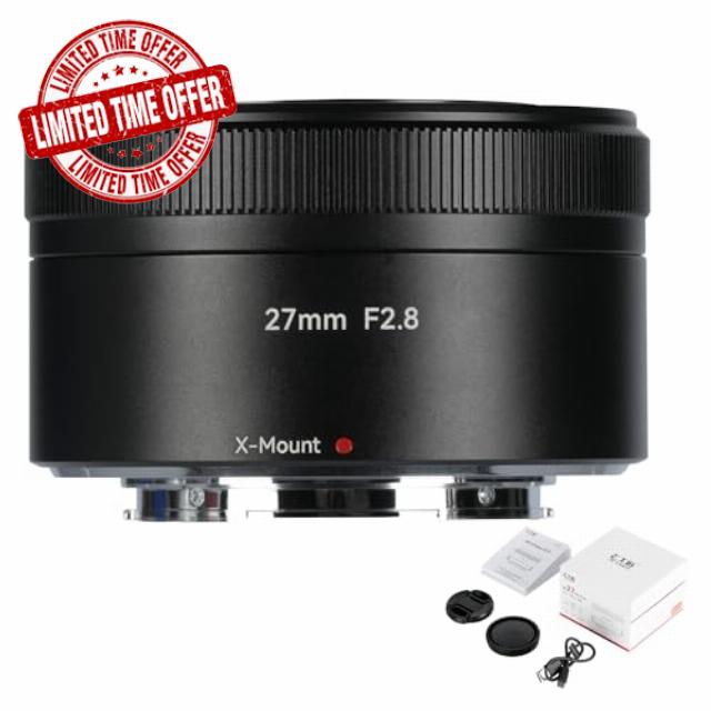 7artisans 27mm F2.8 Auto Focus Camera Lens for Fuji X Mount