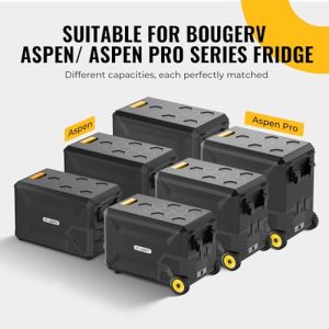 12 Volt Portable Refrigerator Bag for Dual Zone Dual System Refrigerator (Refrigerator NOT Included)