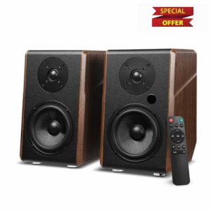 AIYIMA S700 Active Bluetooth Bookshelf Speakers，100W Powered TV Speakers with 5.25 Inch Woofer