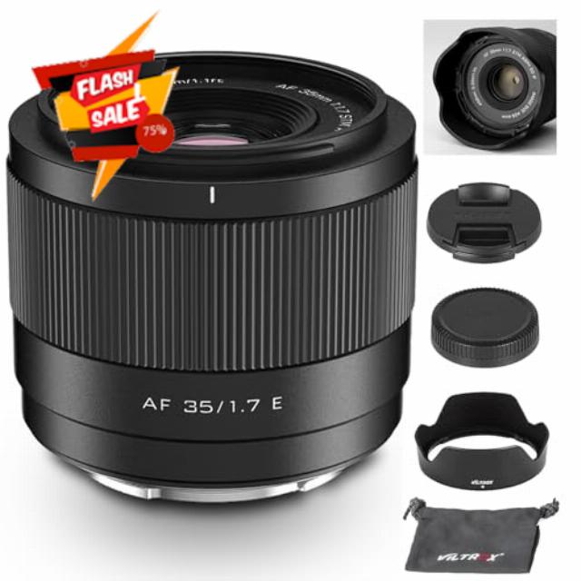 VILTROX 35mm F1.7 E-Mount APS-C Lens for Sony E