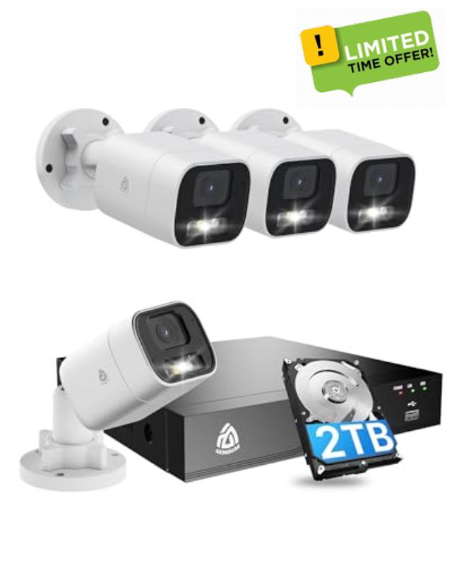 8CH Home Security Camera System