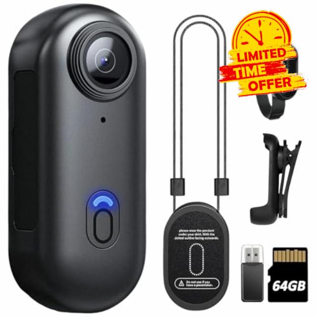 H88 1080P Body Cameras with Audio & Video Recording - Waterproof Body Camera Action camera
