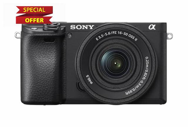 Sony α6400 E-mount compact mirrorless camera with 16-50mm Power Zoom Lens (APS-C Sensor