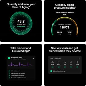 Activity Tracking – ECG Software – 14+ Days Battery Life