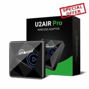 Ottocast Wireless CarPlay Adapter 2024 U2-AIR Pro Apple CarPlay Wireless Adapter Convert CarPlay Wired to Wireless
