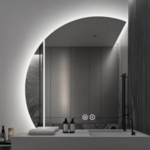 Semicircl Smarts Anti-Fog Wall-Mounted Vanity Mirror