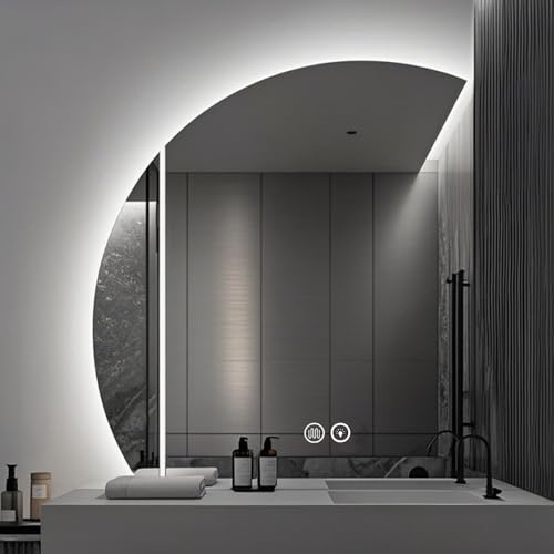 Semicircl Smarts Anti-Fog Wall-Mounted Vanity Mirror