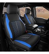 FEINEPRO Custom for Ford F150 Seat Cover 2010 2011 2012 2013 2014 - Custom-Fit Full Set Leather T...