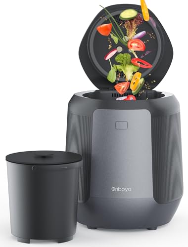 Odor-Free & Quiet Countertop Compost Bin for Home
