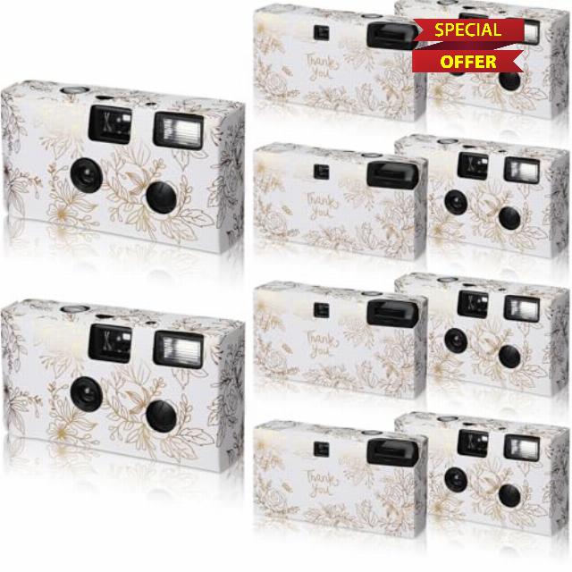 Kanayu 10 Pack Disposable Camera Bulk for Wedding