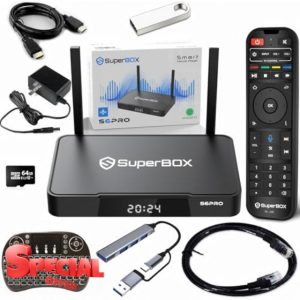 2025 S6 Pro Smart Media TV Box - 6K Ultra HD with Parental Control and Voice Control 4GB RAM 32GB ROM