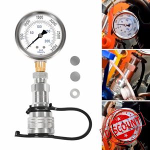 Replace for KUBOTA HST Boost Kit W/Gauge HST Hydraulic Shims