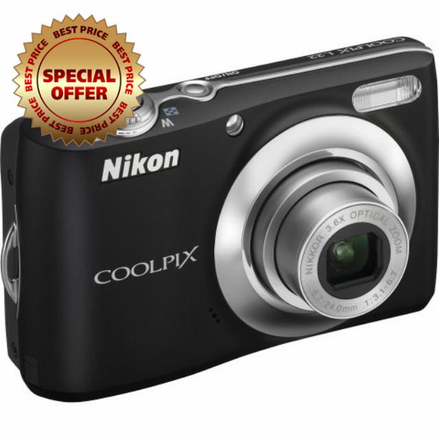 Nikon Coolpix L22 12.0MP Digital Camera with 3.6x Optical Zoom and 3.0 Inch LCD Black (Renewed)