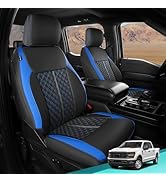 FEINEPRO Custom for Ford F150 Seat Cover 2021 2022 2023 2024 - Custom-Fit Full Set Leather Truck ...