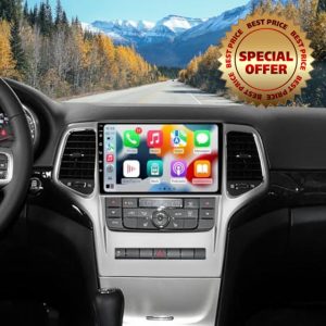 [4GB+32GB] Car Radio for Jeep Grand Cherokee 2008-2013 9 inch IPS Touch Screen Stereo