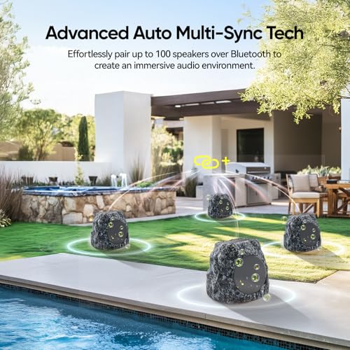 IPX7 Waterproof Solar-Powered Bluetooth Speaker Perfect for Pool