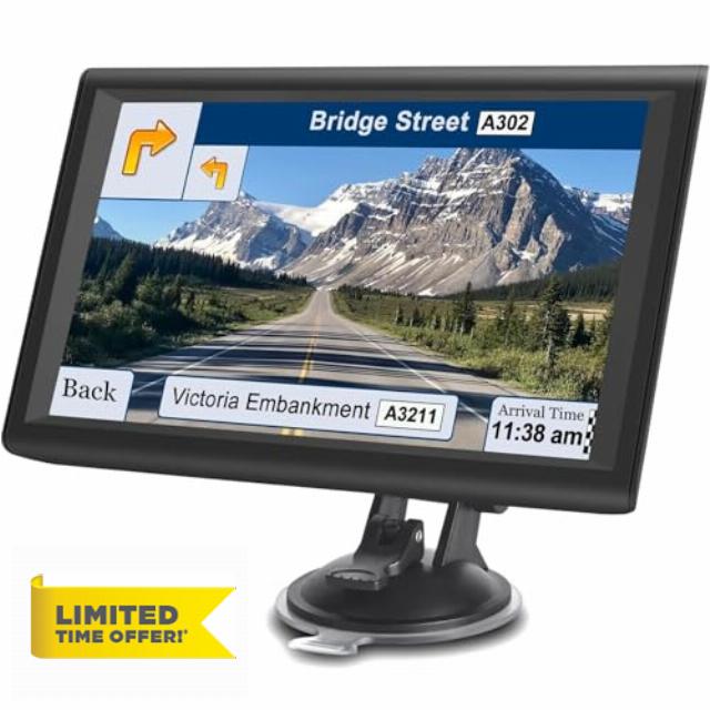 GPS Navigation for Car Truck Navigator - GPS Navigator with 9 inch