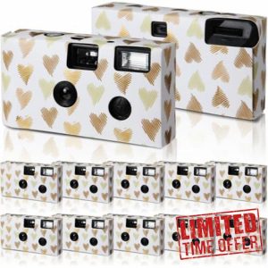 Kanayu 10 Pack Bulk Disposable Camera for Wedding