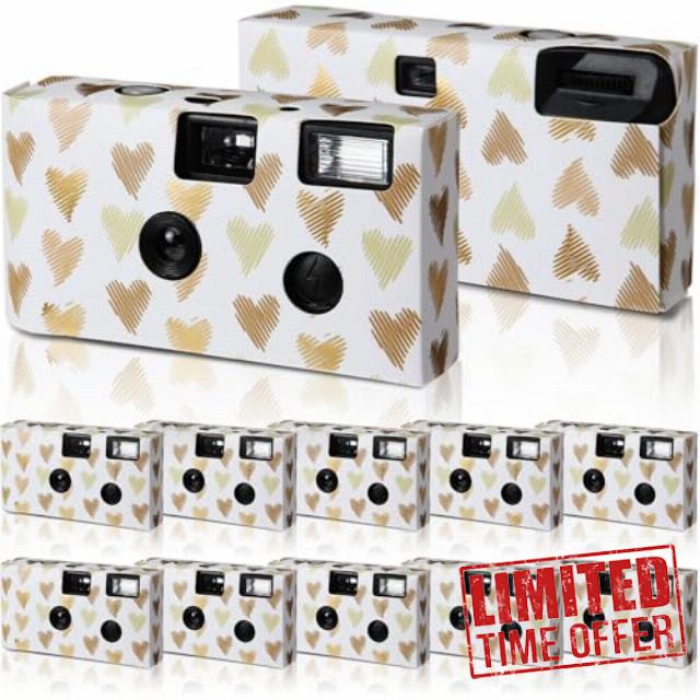 Kanayu 10 Pack Bulk Disposable Camera for Wedding
