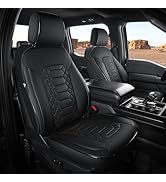 FEINEPRO F150 Seat Covers Full Set - Pickup Truck Seat Protectors for Ford 2015-2025 F150 SuperCr...