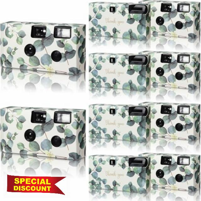 Kanayu 8 Pack Bulk Disposable Camera for Wedding