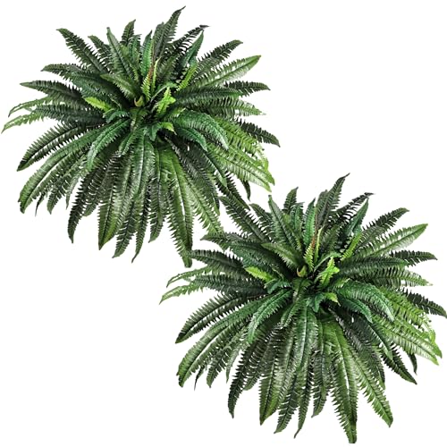 Set of 2 Stems 48in Fake Ferns