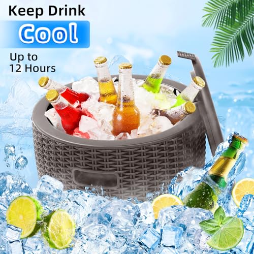 9.5 Gallon Beer and Wine Cooler for Patio Party