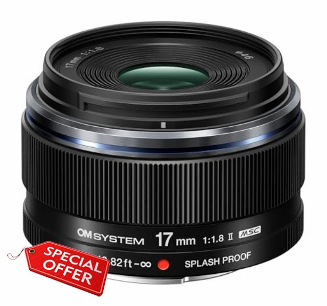 OM SYSTEM M.Zuiko Digital 17 mm F1.8 II Wideangle Lens