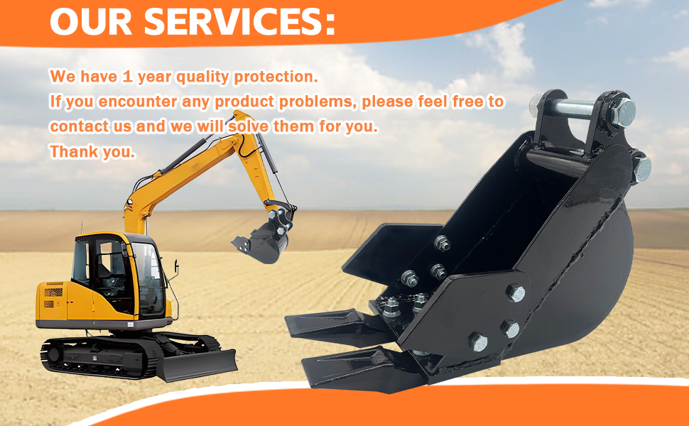 200mm Narrow Digging Bucket Mini Excavators Digger Attachment Narrow Trench Bucket