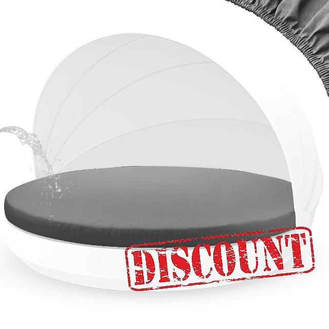 Outdoor Round Daybed Cushion Cover with Elastic Cord