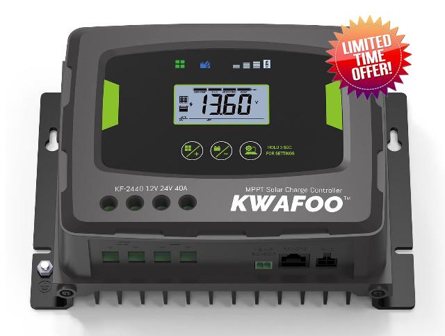 MPPT 100V 40A 12V/24V Auto Solar Charge Controller