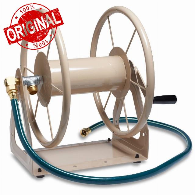Liberty Garden Products 703-2 Multi-Purpose Steel Garden Wall/Floor Mount Hose Reel