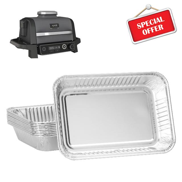 Grill Drip Pan Liners for Ninja Woodfire OG800 OG900 Series
