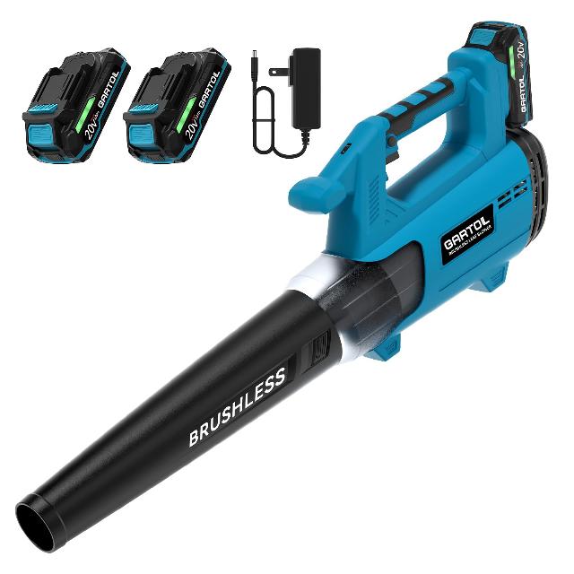 GARTOL Cordless Leaf Blower – 600 CFM 190 MPH