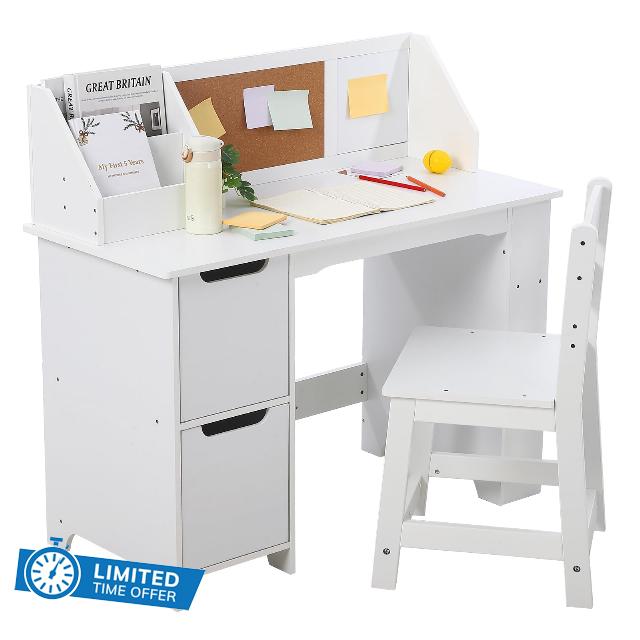 Kids Study Desk and Chair Set