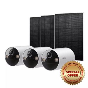 TP-Link Tapo 2k Smart Wire-Free Security Camera with Solar Panel