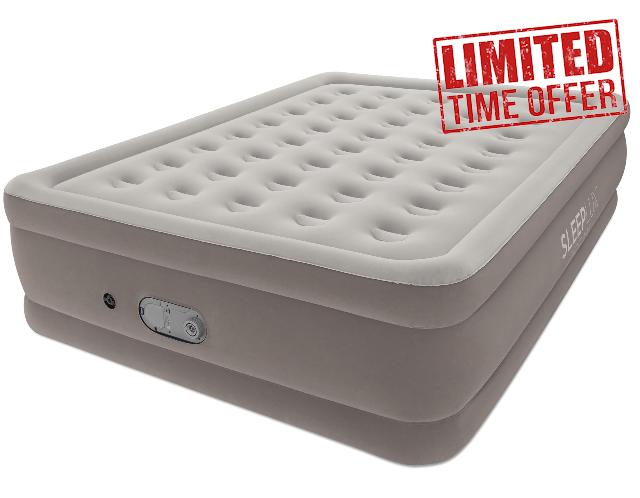 SLEEPLUX Dream Luxury 20" Queen Air Mattress with Built-in AlwayzAire Dual Pump