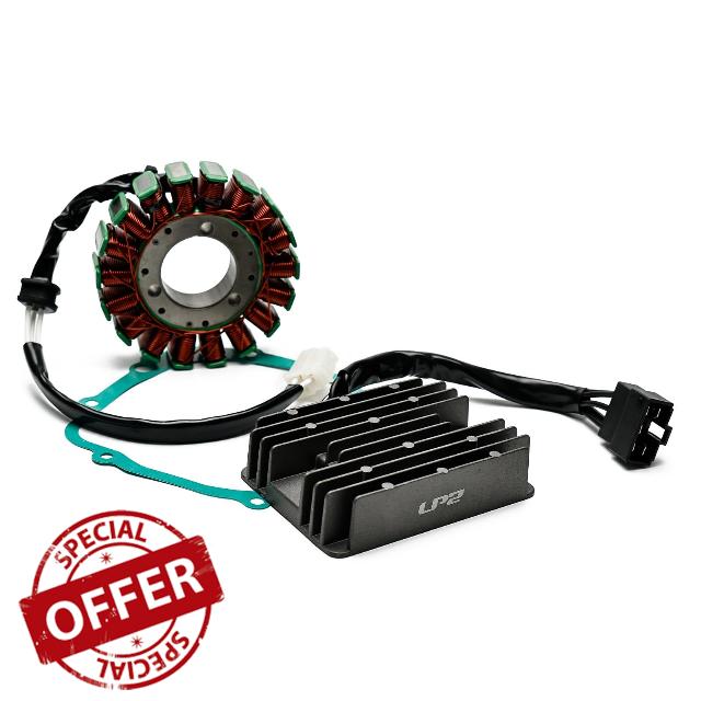 Magneto Coil Stator + Voltage Regulator + Gasket Assy For Suzuki GSXR GSX-R 600 750 1000 2001-2003