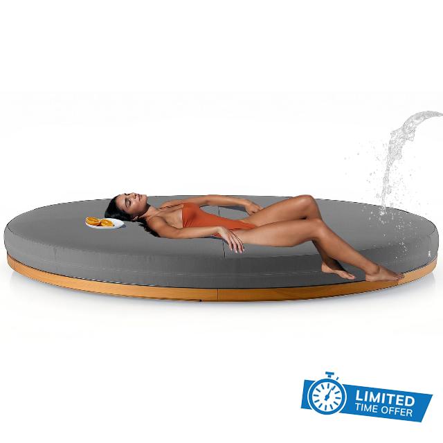 Outdoor Round Daybed Cushion Covers Waterproof