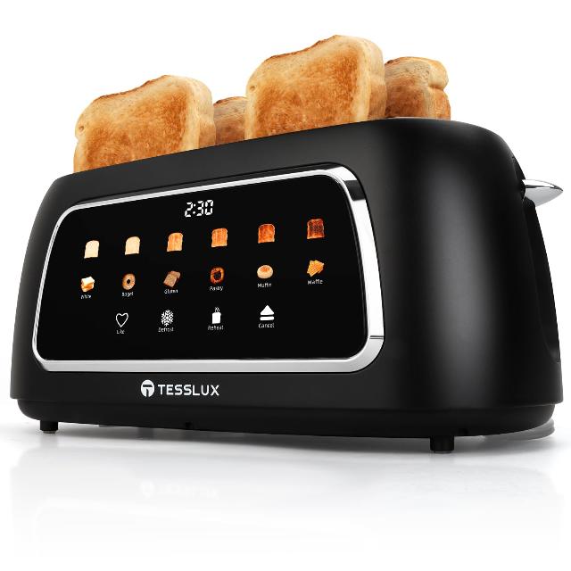 4 Slice Toaster with Touch Screen Control