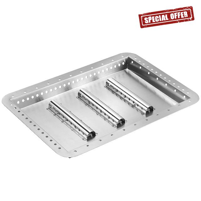 G421-0200-W1 Charcoal Tray Grill Replacement Part for Charbroil Gas2coal 3 Burner Hybrid Gas Grill 463340516 463370519 463336818 463370518 463341918 Ash Tray Grill Charcoal Pan Grill Parts